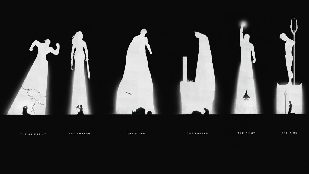 Superheroes Past & Present by Khoa Ho