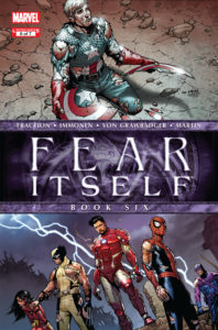 An issue of Marvel's confusing crossover event Fear Itself