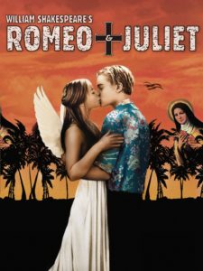 Poster for the film, Romeo + Juliet