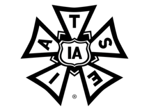 Logo of IATSE, one of the largest film unions 