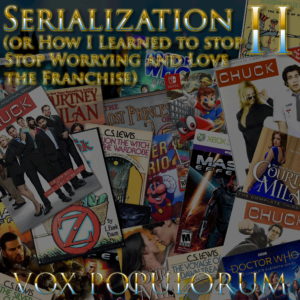 Episode artwork for Serialization II featuring covers to mark book, movie and TV series