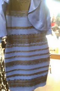 the gold and white or blue and black dress